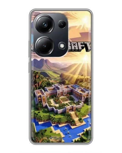 Чехол для Xiaomi POCO M6 Pro с картинкой «Minecraft панорама» Чехол для Xiaomi POCO M6 Pro с картинкой «Minecraft панорама»