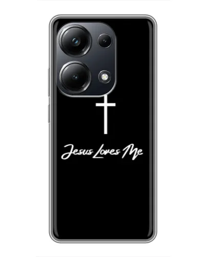 Чехол для Xiaomi POCO M6 Pro с картинкой «Иисус любит тебя»