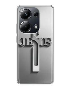 Чехол для Xiaomi POCO M6 Pro с картинкой «Металлический крест Jesus» Чехол для Xiaomi POCO M6 Pro с картинкой «Металлический крест Jesus»