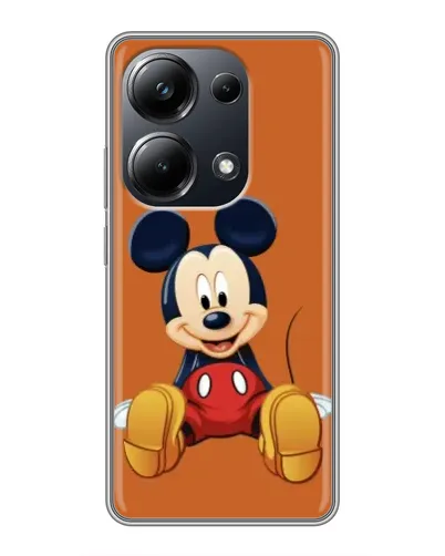 Чехол для Xiaomi POCO M6 Pro с картинкой «Микки отдыхает»