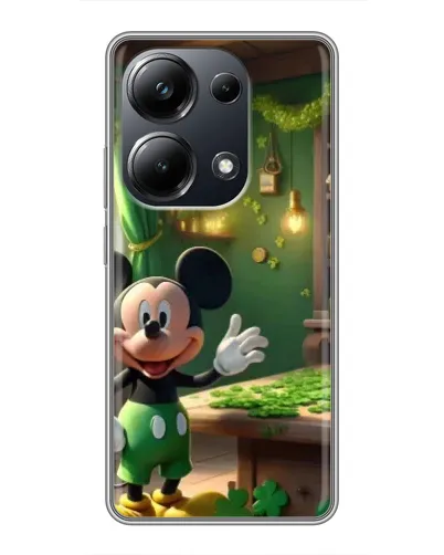 Чехол для Xiaomi POCO M6 Pro с картинкой «Микки в мастерской»