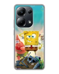 Чехол для Xiaomi POCO M6 Pro с картинкой «Спанч Боб победитель» Чехол для Xiaomi POCO M6 Pro с картинкой «Спанч Боб победитель»