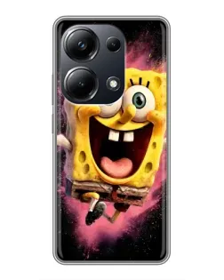 Чехол для Xiaomi POCO M6 Pro с картинкой «Взрывной Спанч Боб» Чехол для Xiaomi POCO M6 Pro с картинкой «Взрывной Спанч Боб»