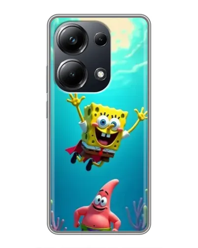 Чехол для Xiaomi POCO M6 Pro с картинкой «Спанч Боб под водой» Чехол для Xiaomi POCO M6 Pro с картинкой «Спанч Боб под водой»