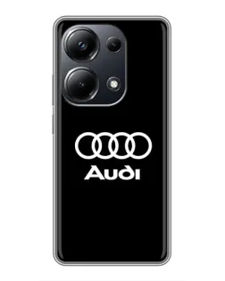 Чехол для Xiaomi POCO M6 Pro с картинкой «Классическое лого Audi»