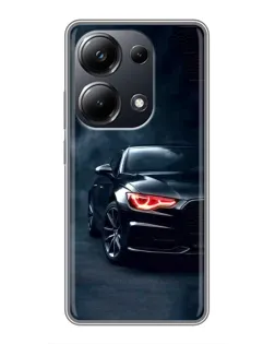 Чехол для Xiaomi POCO M6 Pro с картинкой «Audi — хищный взгляд»