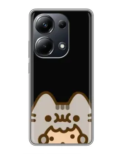 Чехол для Xiaomi POCO M6 Pro с картинкой «Пушин на черном» Чехол для Xiaomi POCO M6 Pro с картинкой «Пушин на черном»