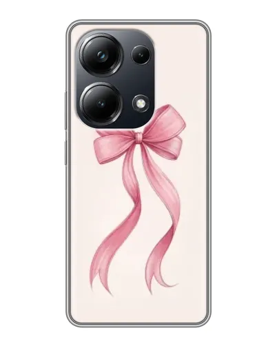 Чехол для Xiaomi POCO M6 Pro с картинкой «Розовый бант»