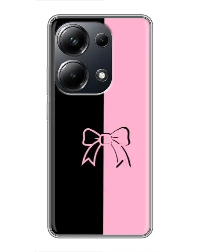 Чехол для Xiaomi POCO M6 Pro с картинкой «Половинки банта»