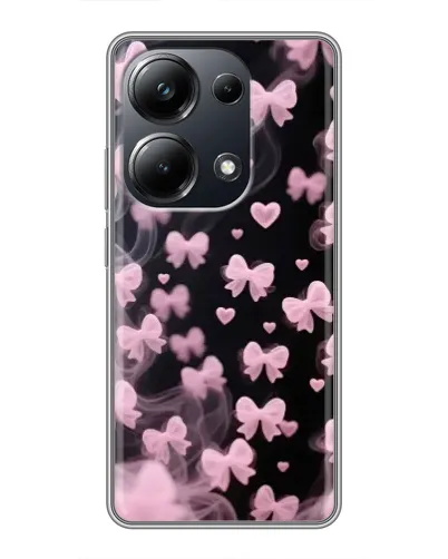 Чехол для Xiaomi POCO M6 Pro с картинкой «Неоновое кружево»