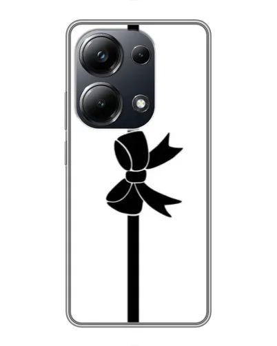 Чехол для Xiaomi POCO M6 Pro с картинкой «Вертикальный бант»
