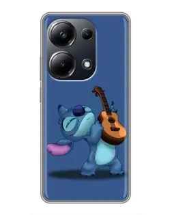 Чехол для Xiaomi POCO M6 Pro с картинкой «Стич с укулеле»