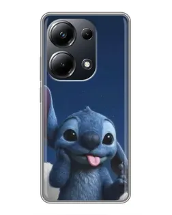 Чехол для Xiaomi POCO M6 Pro с картинкой «Стич в облаках»