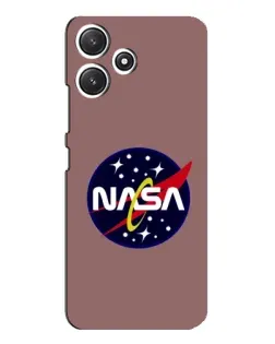 Чехол для Xiaomi POCO M6 с картинкой «NASA — ретро космос»