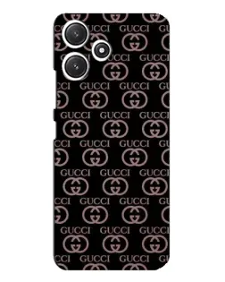 Чехол для Xiaomi POCO M6 с картинкой «Классическая монограмма Gucci»