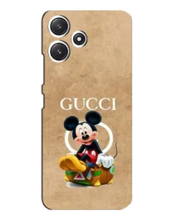 Чехол для Xiaomi POCO M6 с картинкой «Микки Маус Gucci — крафт»