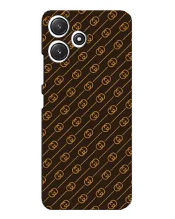 Чехол для Xiaomi POCO M6 с картинкой «Gucci — золотые диагонали»