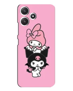 Чехол для Xiaomi POCO M6 с картинкой «My Melody и Kuromi» Чехол для Xiaomi POCO M6 с картинкой «My Melody и Kuromi»