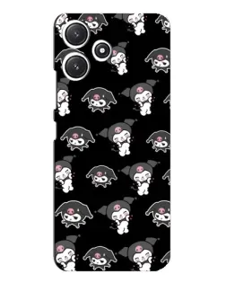 Чехол для Xiaomi POCO M6 с картинкой «Черный паттерн Kuromi» Чехол для Xiaomi POCO M6 с картинкой «Черный паттерн Kuromi»