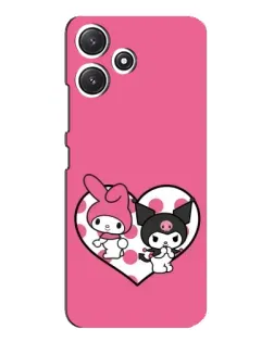 Чехол для Xiaomi POCO M6 с картинкой «Kuromi и My Melody» Чехол для Xiaomi POCO M6 с картинкой «Kuromi и My Melody»