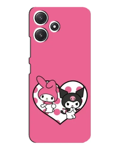 Чехол для Xiaomi POCO M6 с картинкой «Kuromi и My Melody»