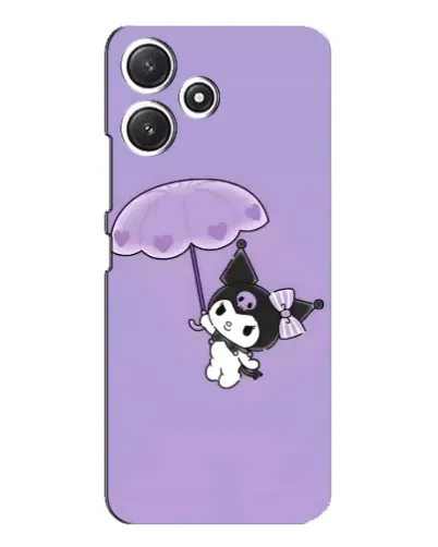 Чехол для Xiaomi POCO M6 с картинкой «Kuromi с зонтиком»