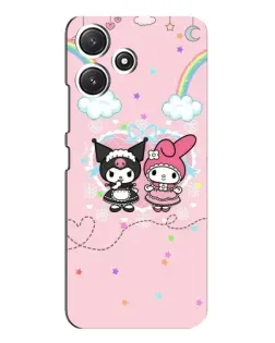 Чехол для Xiaomi POCO M6 с картинкой «My Melody и Kuromi» Чехол для Xiaomi POCO M6 с картинкой «My Melody и Kuromi»