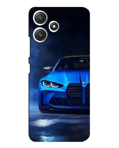 Чехол для Xiaomi POCO M6 с картинкой «Голубая BMW M4» Чехол для Xiaomi POCO M6 с картинкой «Голубая BMW M4»
