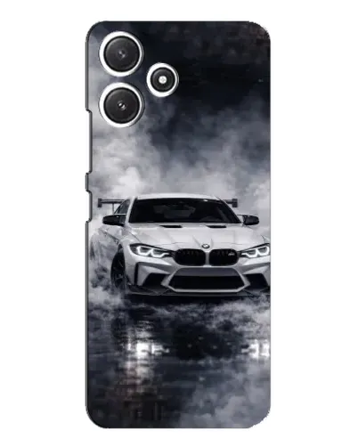 Чехол для Xiaomi POCO M6 с картинкой «BMW сквозь туман» Чехол для Xiaomi POCO M6 с картинкой «BMW сквозь туман»