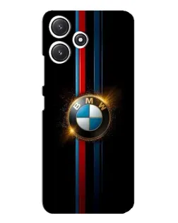 Чехол для Xiaomi POCO M6 с картинкой «BMW M-Power неон»