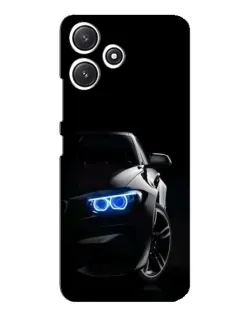 Чехол для Xiaomi POCO M6 с картинкой «BMW — ночной взгляд»