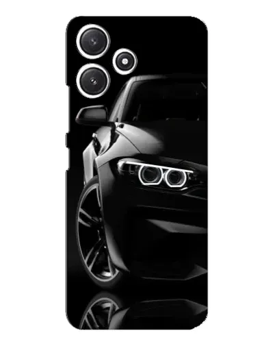 Чехол для Xiaomi POCO M6 с картинкой «Черная BMW — профиль» Чехол для Xiaomi POCO M6 с картинкой «Черная BMW — профиль»