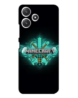 Чохол для Xiaomi POCO M6 з картинкою «Minecraft Diamond лого» Чохол для Xiaomi POCO M6 з картинкою «Minecraft Diamond лого»