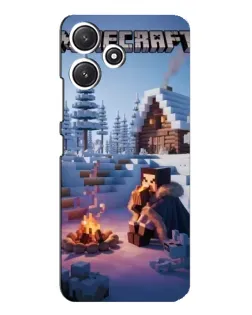 Чохол для Xiaomi POCO M6 з картинкою «Зимовий Minecraft» Чохол для Xiaomi POCO M6 з картинкою «Зимовий Minecraft»