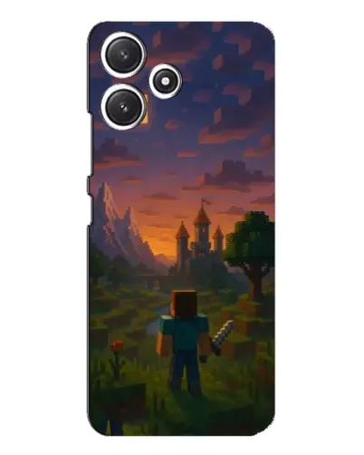 Чехол для Xiaomi POCO M6 с картинкой «Стив у башни» Чехол для Xiaomi POCO M6 с картинкой «Стив у башни»