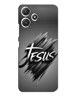 Чехол для Xiaomi POCO M6 с картинкой «Надпись Jesus Graffiti»