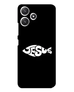 Чехол для Xiaomi POCO M6 с картинкой «Рыба Jesus»