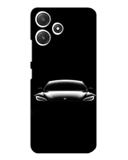 Чохол для Xiaomi POCO M6 з картинкою «Фари Tesla Night»