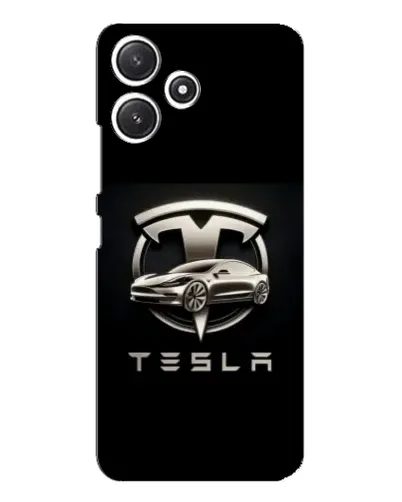 Чехол для Xiaomi POCO M6 с картинкой «Tesla — серебристое авто» Чехол для Xiaomi POCO M6 с картинкой «Tesla — серебристое авто»