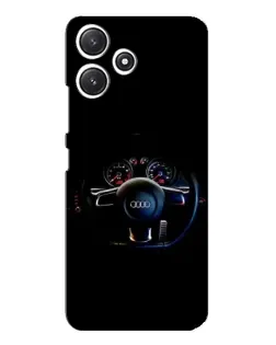 Чохол для Xiaomi POCO M6 з картинкою «Салон Audi — кермо» Чохол для Xiaomi POCO M6 з картинкою «Салон Audi — кермо»