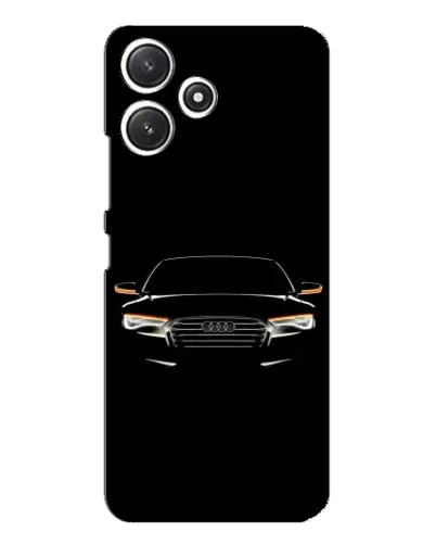 Чехол для Xiaomi POCO M6 с картинкой «Audi — ночной контур»