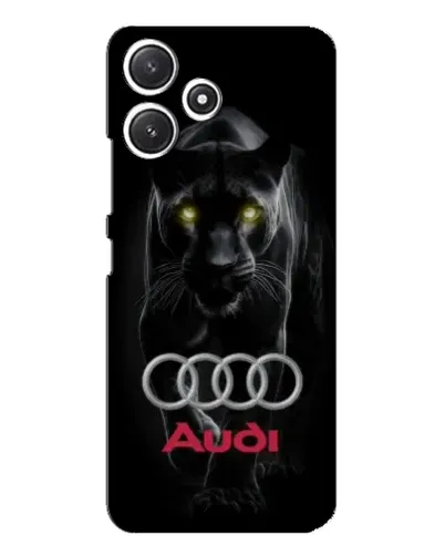 Чехол для Xiaomi POCO M6 с картинкой «Пантера и Audi»