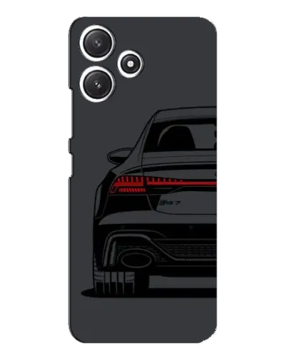 Чехол для Xiaomi POCO M6 с картинкой «Задняя часть Audi — арт»