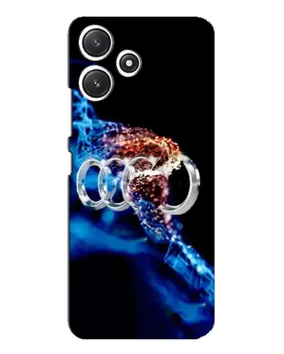 Чехол для Xiaomi POCO M6 с картинкой «Энергия лого Audi»