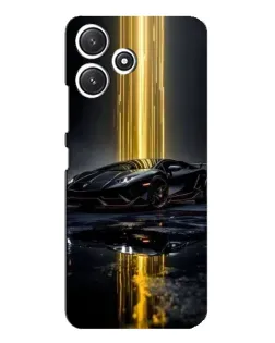 Чохол для Xiaomi POCO M6 з картинкою «Нічний Lamborghini драйв»