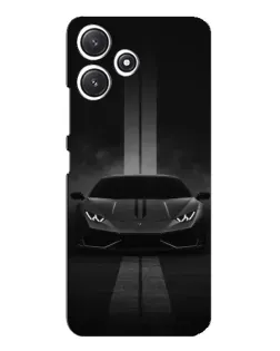 Чохол для Xiaomi POCO M6 з картинкою «Lamborghini симетрія доріг»