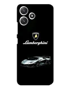Чохол для Xiaomi POCO M6 з картинкою «Логотип Lamborghini класика»