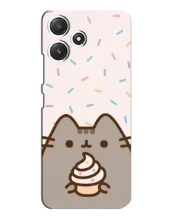 Чехол для Xiaomi POCO M6 с картинкой «Пушин с кексом»