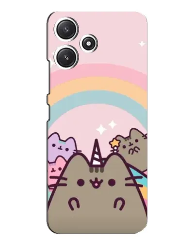 Чехол для Xiaomi POCO M6 с картинкой «Единорог Pusheen»