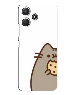 Чехол для Xiaomi POCO M6 с картинкой «Пушин с печеньем»